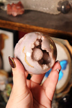 Load image into Gallery viewer, Bubbly Druzy Pink Amethyst Sphere