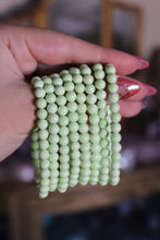 Load image into Gallery viewer, (1) Citron Chrysoprase Bracelet