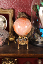 Load image into Gallery viewer, Peachy Carnelian Sphere with Natural Cave