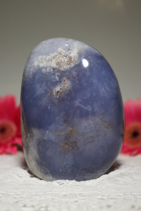 Juicy Deep Blue Chalcedony Freeform