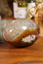 Load image into Gallery viewer, XL Carnelian Palmstone with Quartz