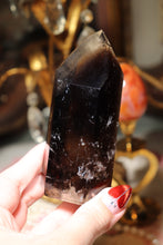 Load image into Gallery viewer, Phantom Smokey Quartz Tower with Chlorite Inclusions