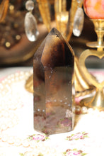 Load image into Gallery viewer, Phantom Smokey Quartz Tower with Chlorite Inclusions