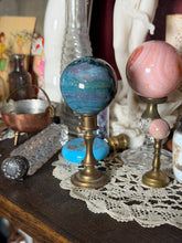 Load image into Gallery viewer, Vibrant Teal Trix Sea Jasper Sphere