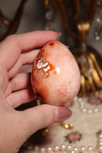 Load image into Gallery viewer, Peachy-Pink Quartz x Carnelian Egg