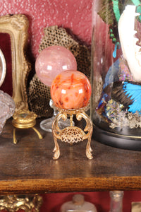 Peachy-Pink Carnelian Sphere