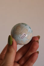 Load image into Gallery viewer, “Blue Lagoon” Larimar Sphere