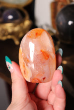 Load image into Gallery viewer, Carnelian Freeform with Quartz