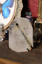 Load image into Gallery viewer, Protective Black Tourmaline in Quartz Tower