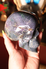 Load image into Gallery viewer, Polished Juicy Grape Agate Skull