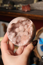 Load image into Gallery viewer, Bubbly Sugary Pink Amethyst Sphere