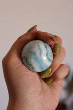 Load image into Gallery viewer, Mermaid Oasis Larimar Sphere