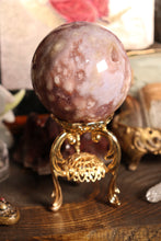 Load image into Gallery viewer, Dreamy Purple &amp; Pink Amethyst x Flower Agate Sphere