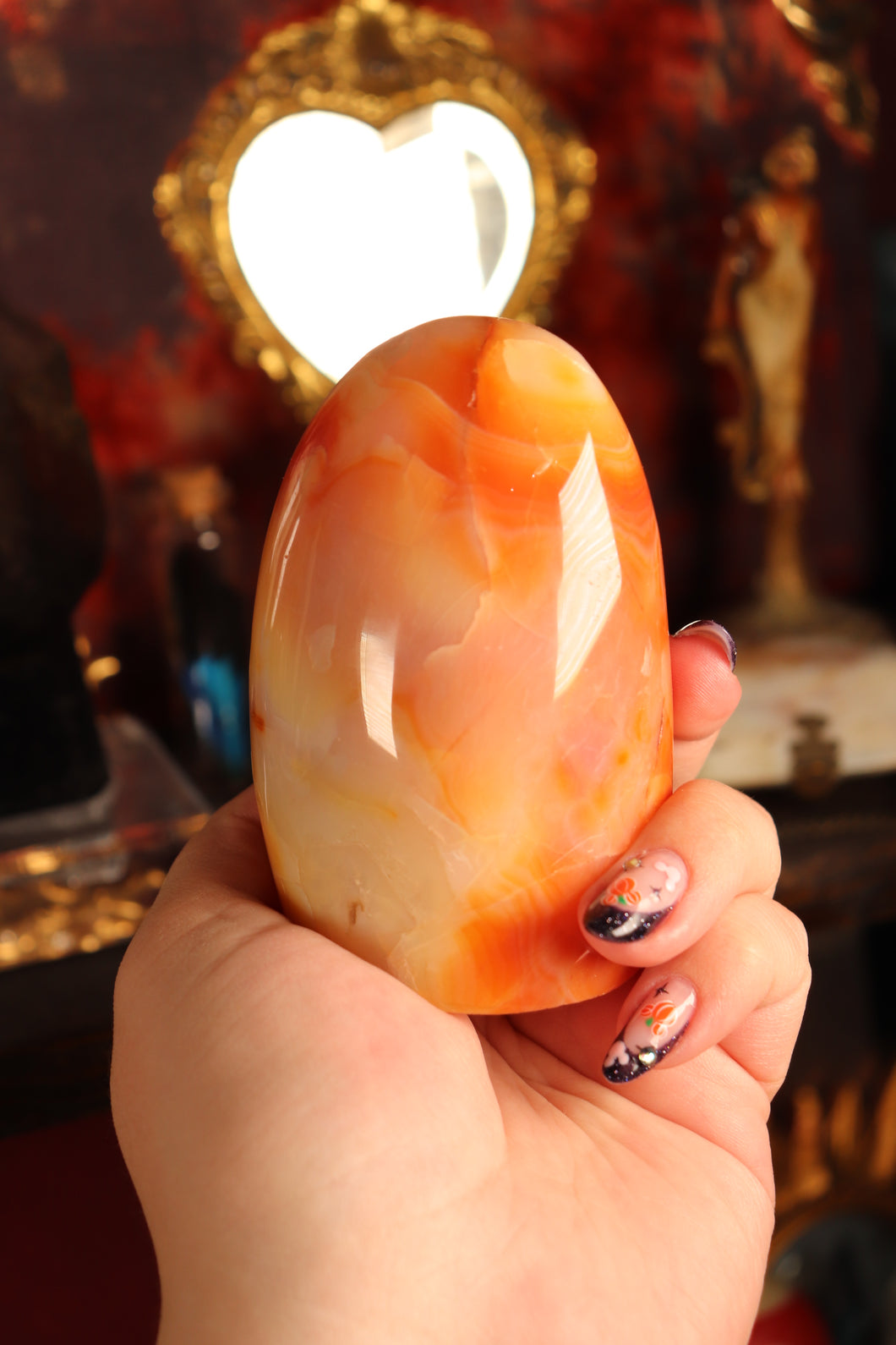 Strawberry Banana Carnelian Freeform