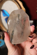 Load image into Gallery viewer, Protective Black Tourmaline in Quartz Tower