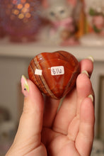 Load image into Gallery viewer, “Rainbow” Carnelian Heart