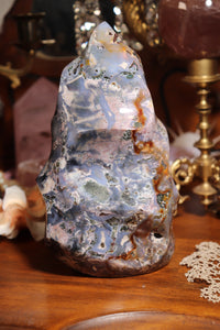 Chunky Blue Cosmic Jasper Flame