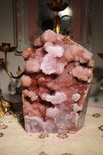 Load image into Gallery viewer, XXL Semi-Polished Saturated Pink Amethyst Tower