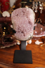 Load image into Gallery viewer, Lilac-Pink Sugary Amethyst on Stand