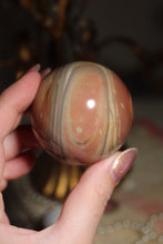 Load image into Gallery viewer, Pink-Toned Banded Polychrome Sphere