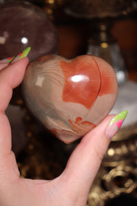 Polychrome Jasper Hearts