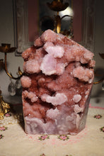 Load image into Gallery viewer, XXL Semi-Polished Saturated Pink Amethyst Tower