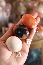 Load image into Gallery viewer, Funky Carnelian Palmstones
