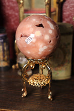 Load image into Gallery viewer, Bubblegum Pink Amethyst x Flower Agate Sphere