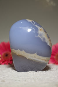 Dragon Egg Blue Chalcedony Freeform