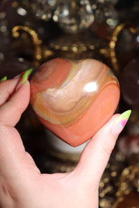 Polychrome Jasper Hearts