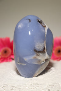 Milky Center Blue Chalcedony Freeform