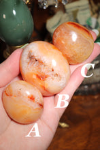 Load image into Gallery viewer, Quartzy Carnelian Palmstones