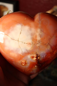 *IMPERFECT* Carnelian Heart