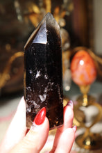 Load image into Gallery viewer, Phantom Smokey Quartz Tower with Chlorite Inclusions