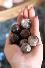 Load image into Gallery viewer, (1) Flashy Black Moonstone Pebble