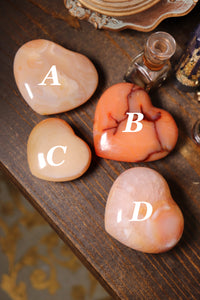 Dreamy Carnelian Hearts