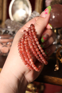 (1) Gemmy Rhodochrosite Bracelet