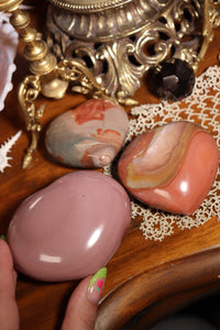 Polychrome Jasper Hearts