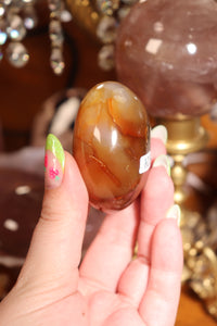 Funky Carnelian Palmstones