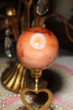 Load image into Gallery viewer, Large Carnelian Eyeball Sphere