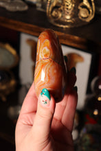 Load image into Gallery viewer, Funky Banded Carnelian Freeform with Quartz