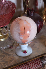 Load image into Gallery viewer, Large Quartzy Peach Carnelian Sphere