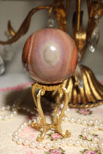 Load image into Gallery viewer, Purple-Toned Polychrome Jasper Sphere