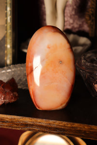 Creamy Peach Carnelian Freeform