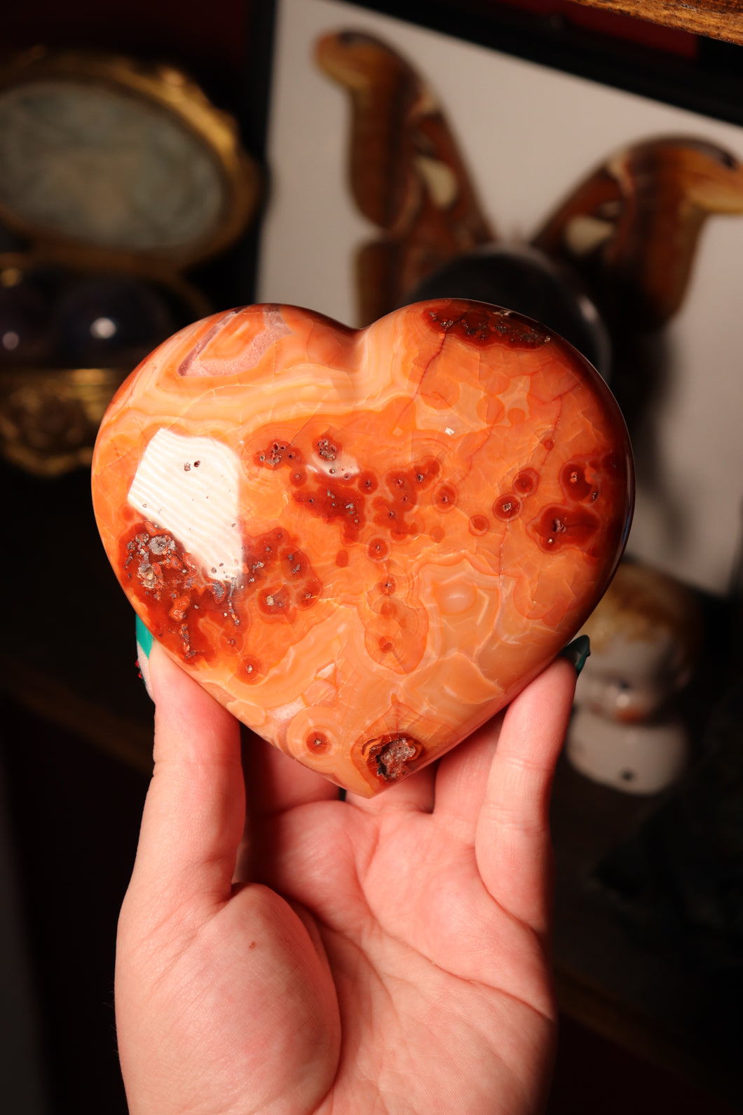 Large Carnelian Heart