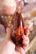 Load image into Gallery viewer, Moody Toasty Carnelian Freeform with Mossy inclusions