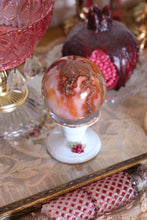 Load image into Gallery viewer, Pink Mossy Carnelian Sphere