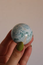 Load image into Gallery viewer, “Blue Lagoon” Larimar Sphere