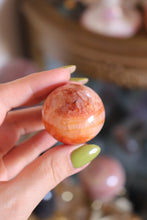Load image into Gallery viewer, Carnelian x Amethyst Sphere