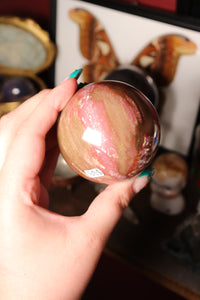 Colorful Petrified Wood Sphere